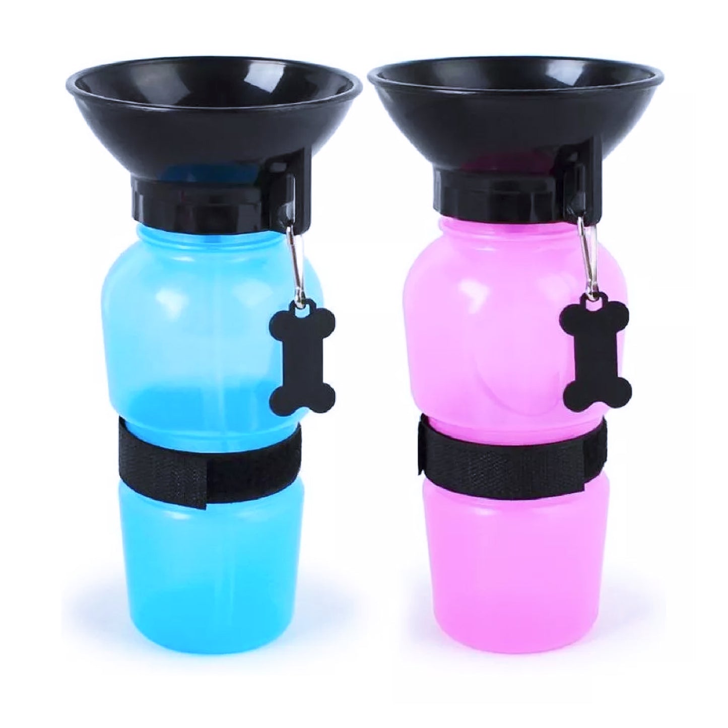 Termo Botella Agua Portatil Perros Mascota 500ml Antiderrame